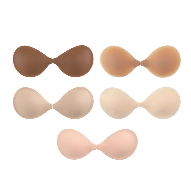 Breast push up silicone adhesive bra for wedding dresses