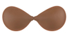 Breast push up silicone adhesive bra for wedding dresses