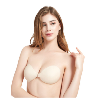 Breast push up silicone adhesive bra for wedding dresses