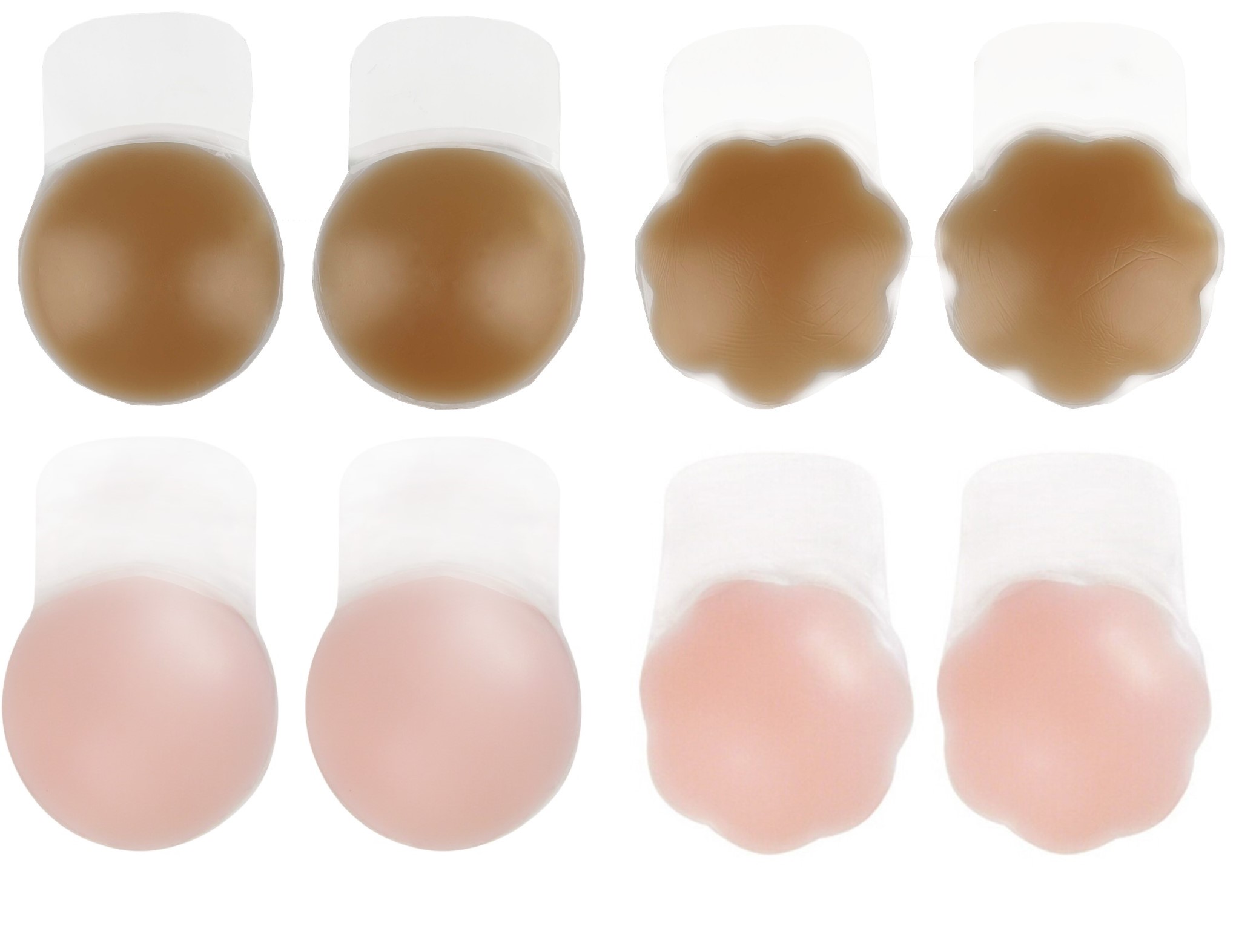 Backless Reusable Breast Lift-up Silicone Nipple Covers Sticky