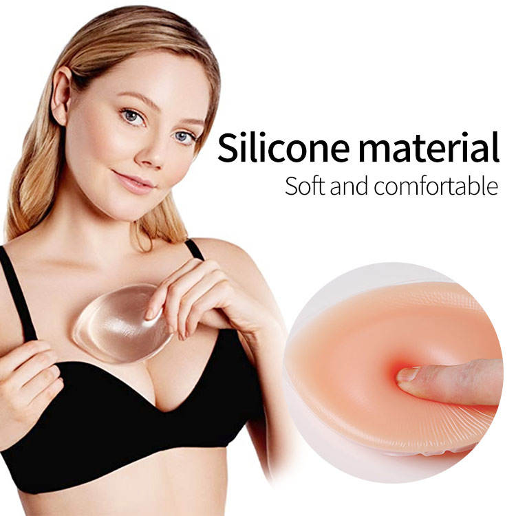 Women Silicone Bra Pads Inserts Breast Enhancer Bust Push up Pads Cleavage-Enhancing Swimsuit Enhancement