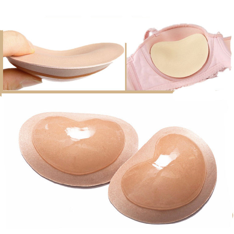 Strapless Backless Bra Cleavage Enhancer Breast Inserts Breathable Push Up Sticky Bra