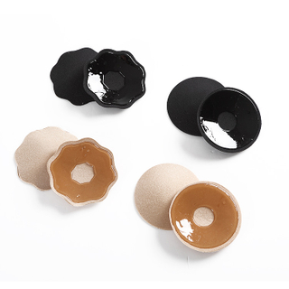 Reusable Silicone Cloth Nipple Covers Breast Lift Invisible Adhesive Stickers