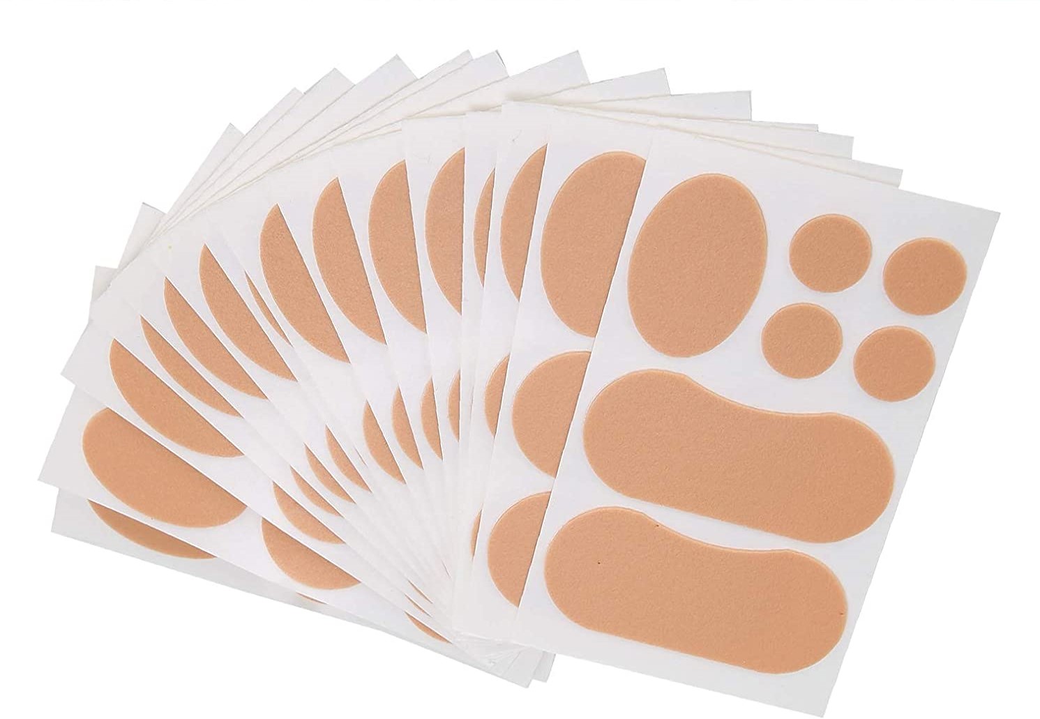 Foot Care Stickers Foot Heel Stickers Corn Patches Adhesive Corn Pad, Foot Blister Callus Patches Foam Heel Tape Foot Protective Cushions 