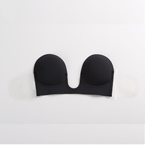 Strapless Sticky Bras for Women Push Up Adhesive Silicone Invisible Bra for Backless Dress with Nipple Covers