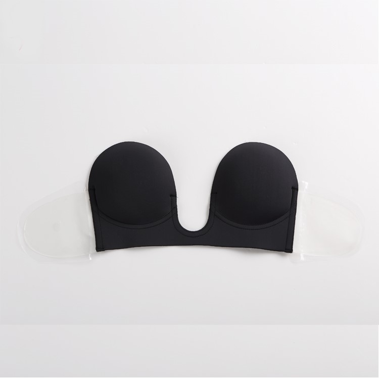 Strapless Sticky Bras for Women Push Up Adhesive Silicone Invisible Bra for Backless Dress with Nipple Covers