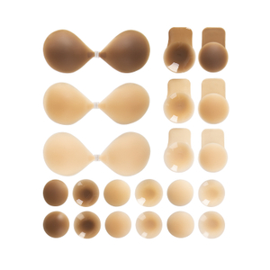 Ultra Thin Round Shape Adhesive Silicone Bra