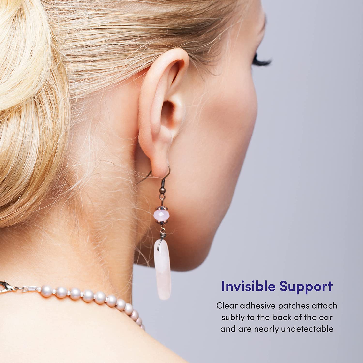 Ear Patches Earring Protectors Ear Lobe Support Patches Heavy Earrings Stabilizers Large Earrings Support Patches Earring Lift Patches for Long Time Wearing Earrings