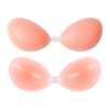100% Silicone Invisible Waterproof Push Up Strapless Underwear Adhesive Reusable Sticky Brassier For Plus Size Breast
