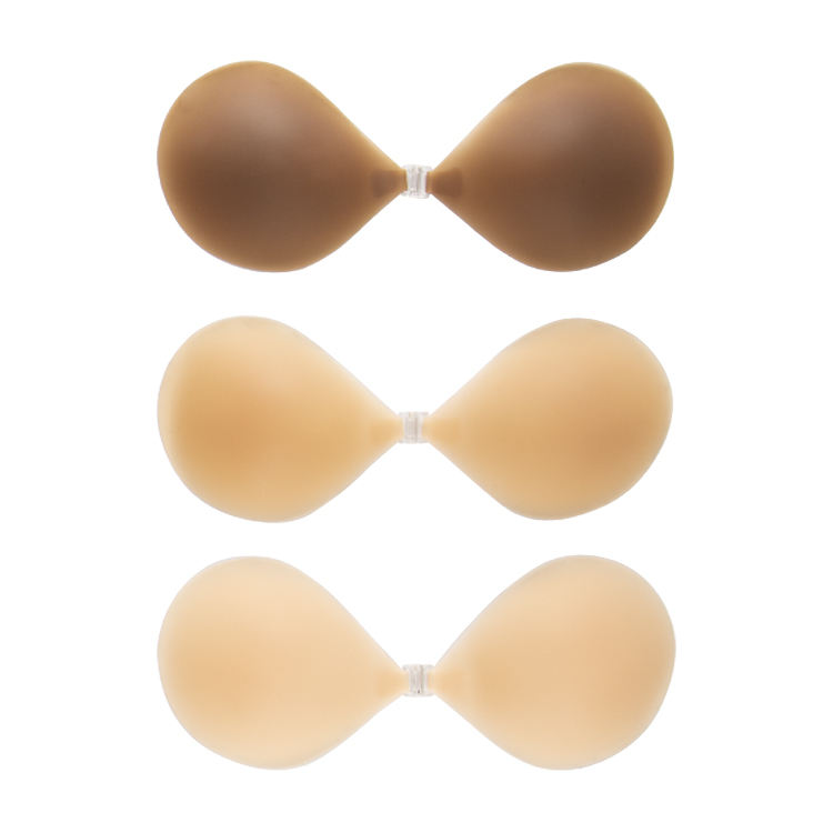 Ultra-thin Seamless Bra Self-adhesive Re-usable Bra Super Lightweight Silicone Bra