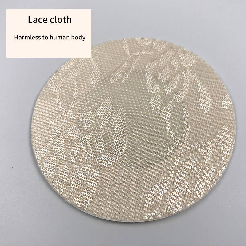 Nipples Women's Waterproof Self Adhesive Fabric Lace and Satin Nipple Cover Pasties 