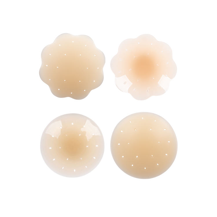  high quality breath hole silicone nipple cover pasties bra invisible seamless with breathable nipple cover