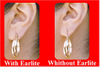 Ear Patches Earring Protectors Ear Lobe Support Patches Heavy Earrings Stabilizers Large Earrings Support Patches Earring Lift Patches for Long Time Wearing Earrings