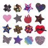 Fashion Decorative Pasties Leather Hot Diamond Sticky Nipple Pasties Women Sexy Adhesive Nipple Patch