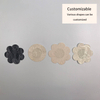 Nipples Women's Waterproof Self Adhesive Fabric Lace and Satin Nipple Cover Pasties 