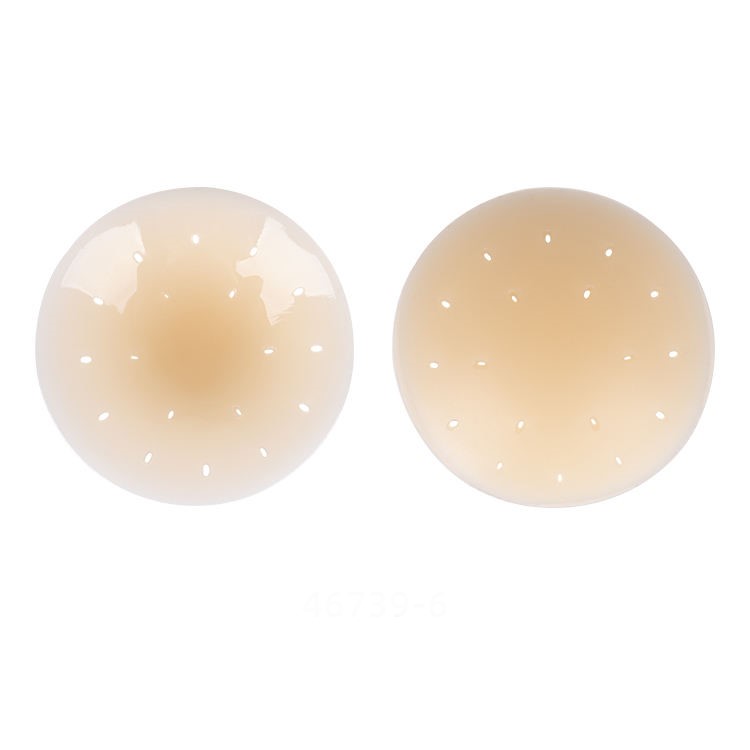  high quality breath hole silicone nipple cover pasties bra invisible seamless with breathable nipple cover