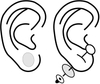 Ear Patches Earring Protectors Ear Lobe Support Patches Heavy Earrings Stabilizers Large Earrings Support Patches Earring Lift Patches for Long Time Wearing Earrings