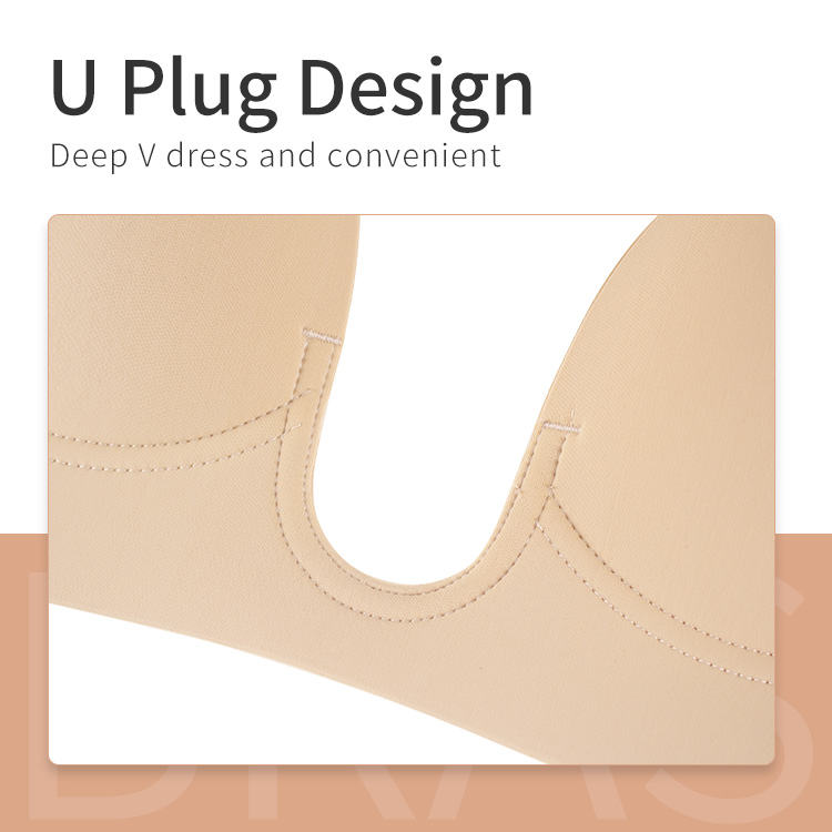 Strapless Sticky Bras for Women Push Up Adhesive Silicone Invisible Bra